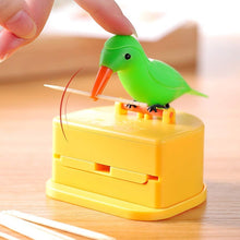 Portable Automatic Bird Toothpick Storage Box