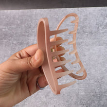 Plastic Hair Clamp Grip, Simple Matte Hair Barrette Clamp (12 Pc)