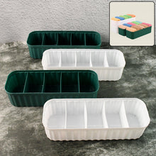 5 Compartments Socks / Handkerchief / Underwear Storage Box Socks Drawer Closet Organizer Storage Boxes (pack of 4)