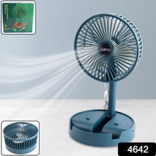 Adjustable Portable Desktop Fan - Telescopic Silent Personal Cooling for Office & Travel (Battery Not Include)